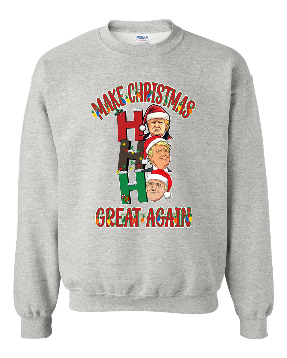 Donald Trump Make Christmas Great Again Crewneck Sweatshirt