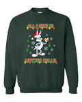 Mutton Rolls Christmas Crewneck Sweatshirt