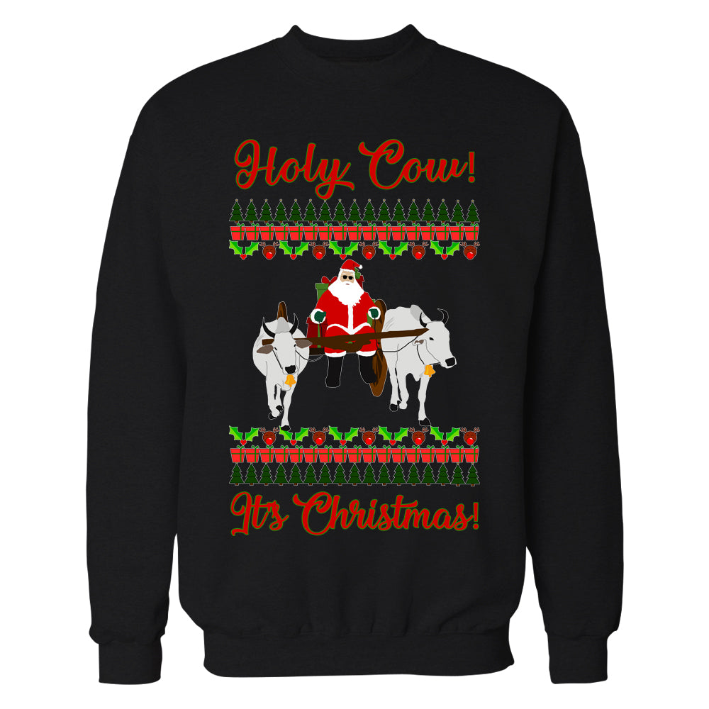 Holy Cow! It's Christmas! Crewneck Sweatshirt