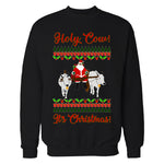 Holy Cow! It's Christmas! Crewneck Sweatshirt