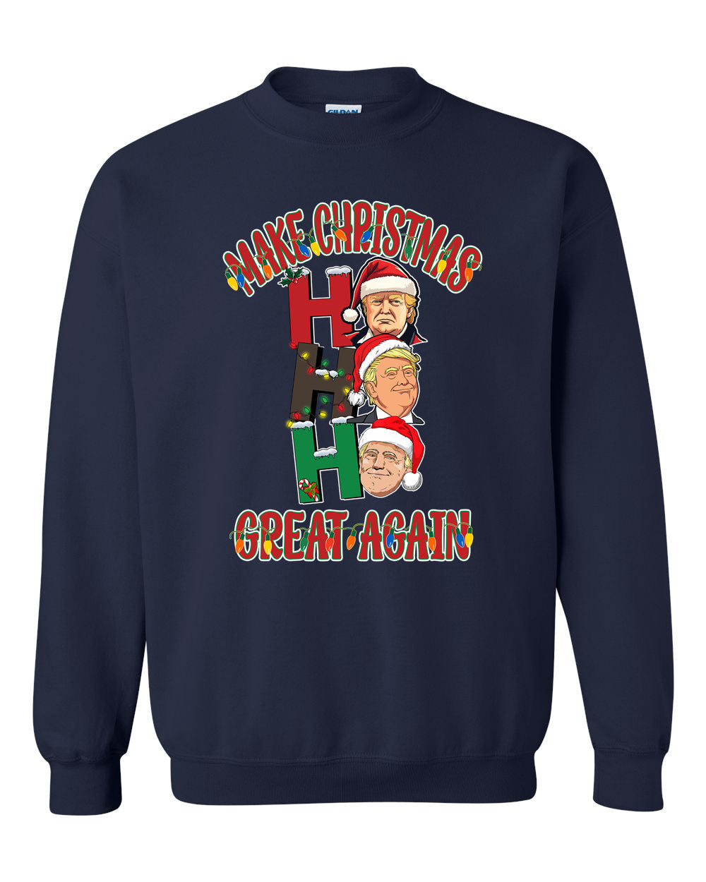 Donald Trump Make Christmas Great Again Crewneck Sweatshirt