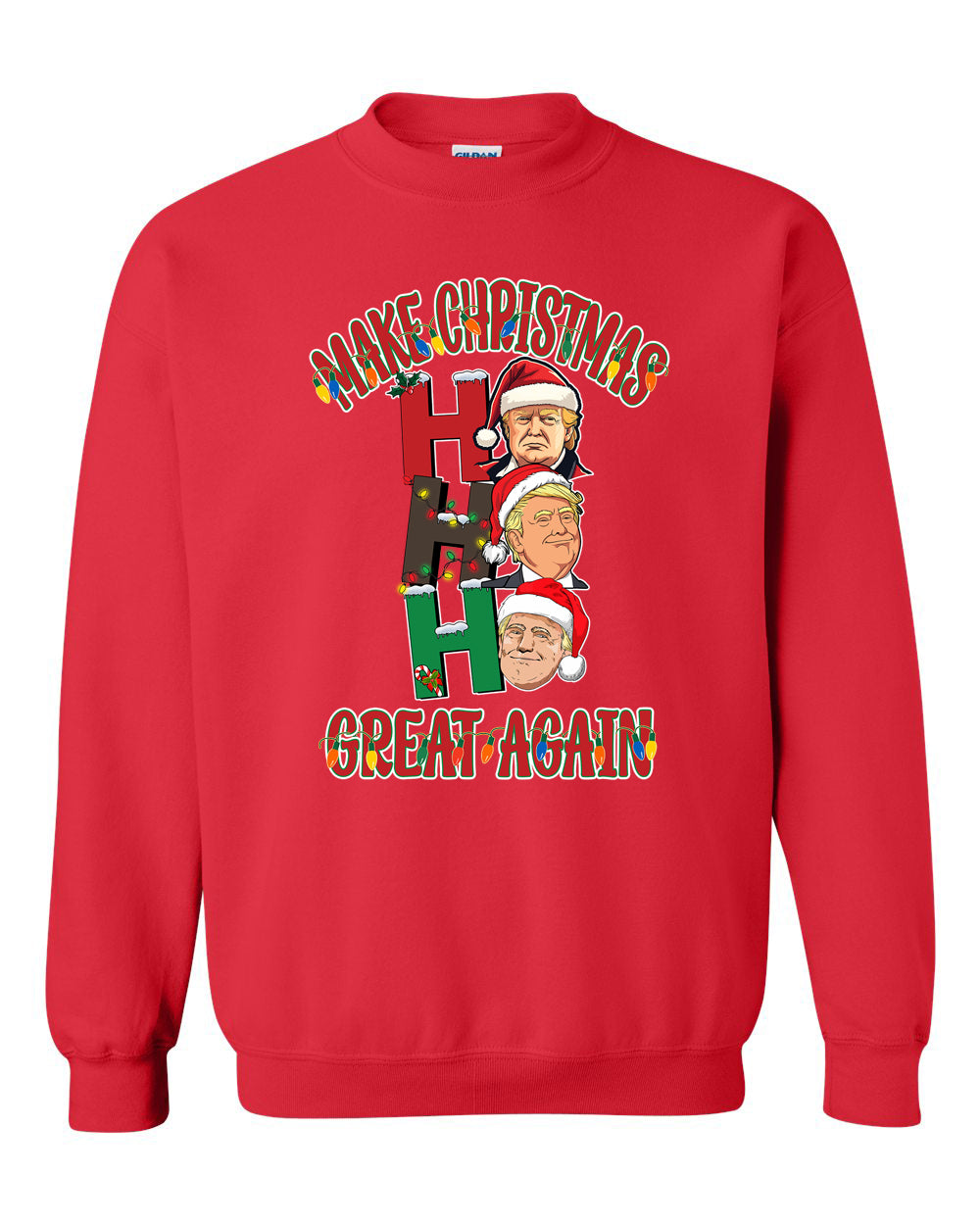 Donald Trump Make Christmas Great Again Crewneck Sweatshirt