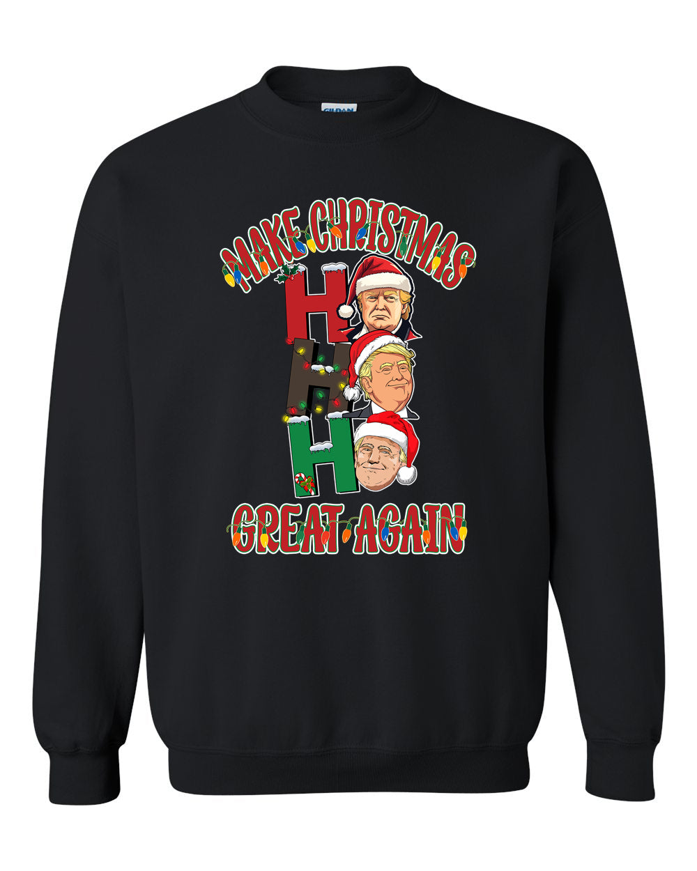 Donald Trump Make Christmas Great Again Crewneck Sweatshirt