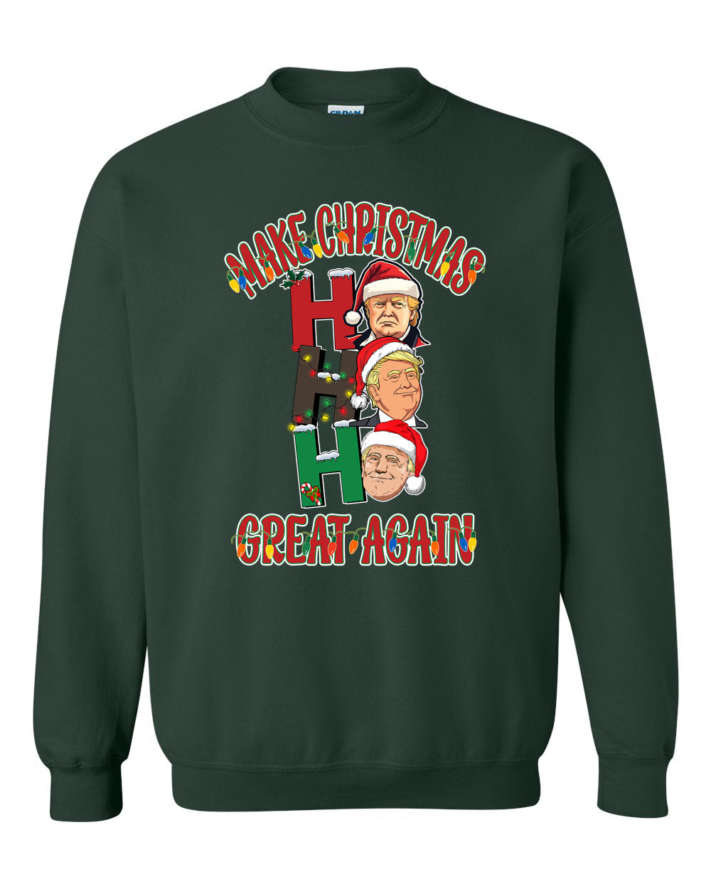 Donald Trump Make Christmas Great Again Crewneck Sweatshirt