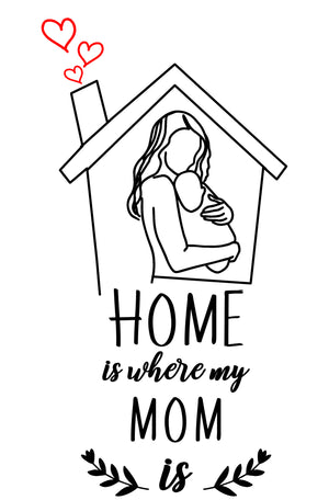 Mother's day Gift- Home Is Where My Amma Is Mug and Tote Bag