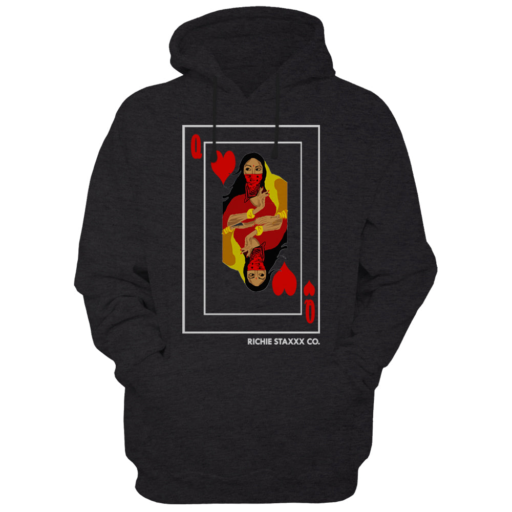 Queen of Hearts Pullover Hoodie