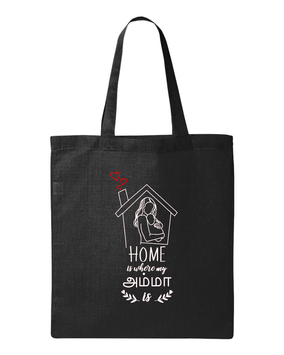 Mother's day Gift- Home Is Where My Amma Is Mug and Tote Bag