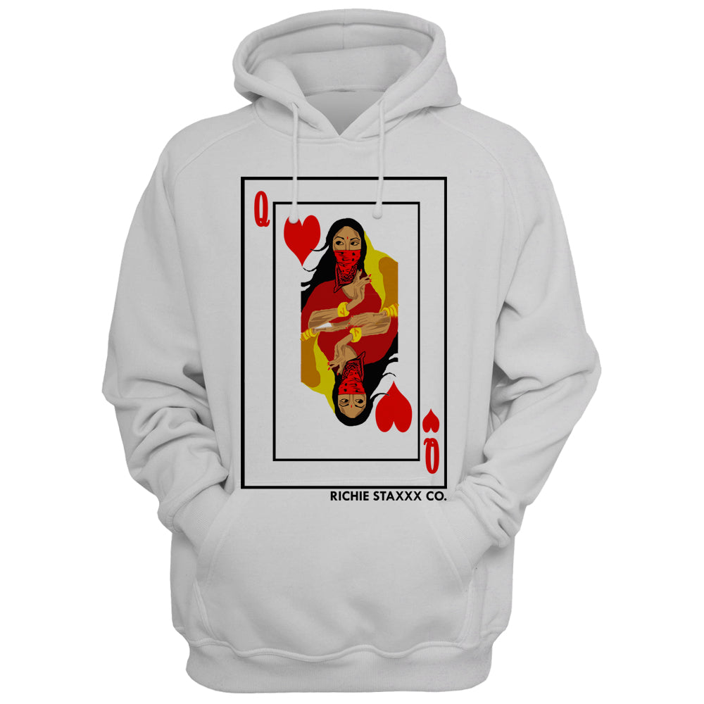 Queen of Hearts Pullover Hoodie